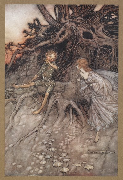 I am that merry wanderer of the night. A scene from 