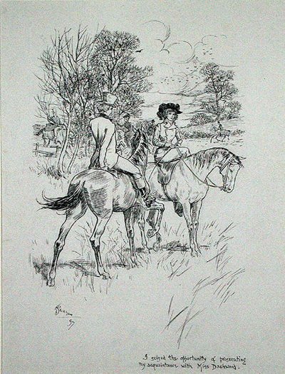I seized the opportunity of prosecuting my acquaintance with Miss Dashwood, illustration from 