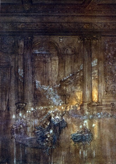 Illustration by Arthur Rackham for A Midsummer Night