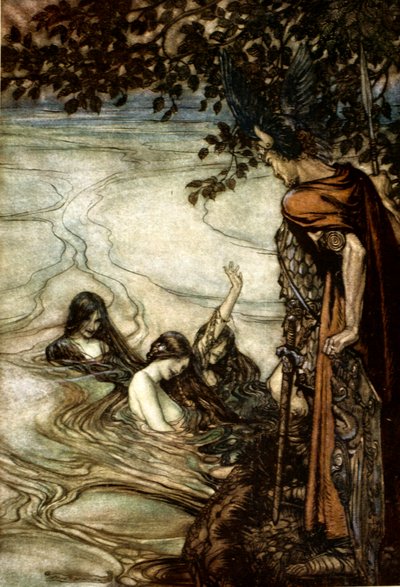 Illustration from Siegfried and the Twilight of the Gods by Arthur Rackham