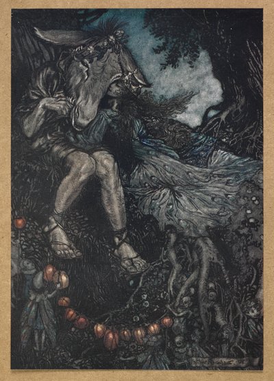 Bottom and Titania. A scene from 