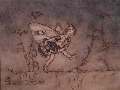 The elf attendant on Bottom, illustration to 