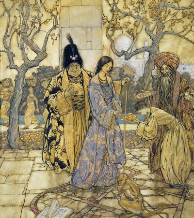 They Harvested for Ahmeds Princely Hand by Arthur Rackham