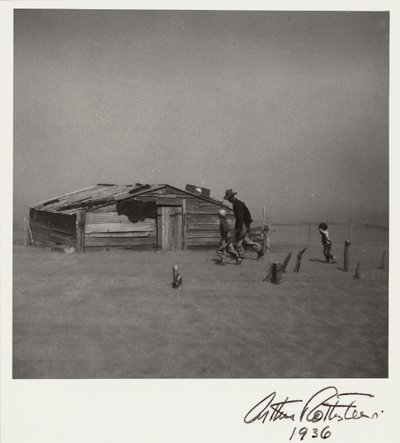 Landscape with House by Arthur Rothstein