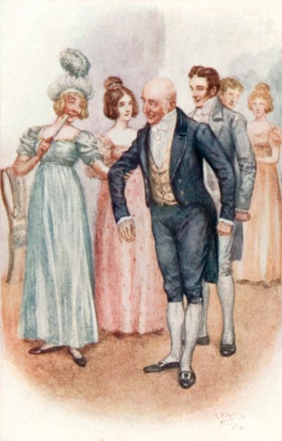 Illustration for Emma by Jane Austen by Arthur Wallis Mills