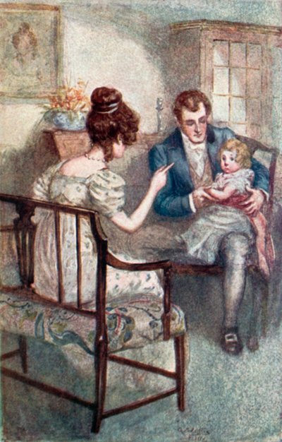 Illustration for Emma by Jane Austen by Arthur Wallis Mills