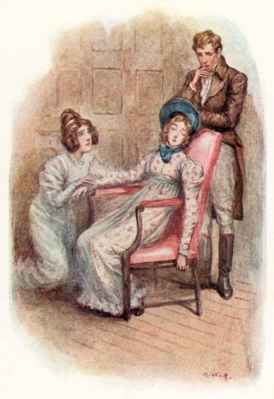 Illustration for Emma by Jane Austen by Arthur Wallis Mills
