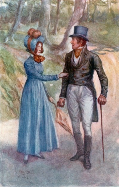 Illustration for Emma by Jane Austen by Arthur Wallis Mills