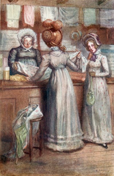 Illustration for Emma by Jane Austen by Arthur Wallis Mills