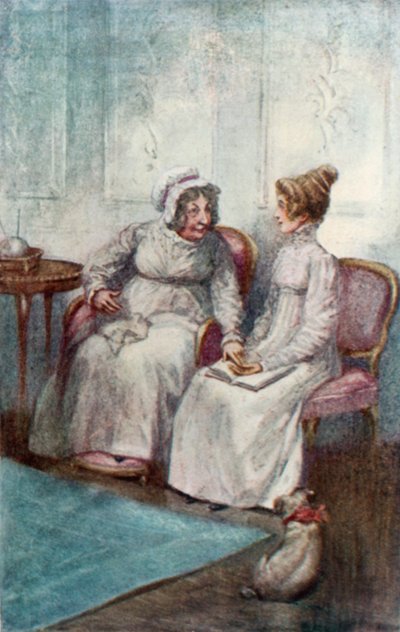 Illustration for Northanger Abbey by Jane Austen by Arthur Wallis Mills
