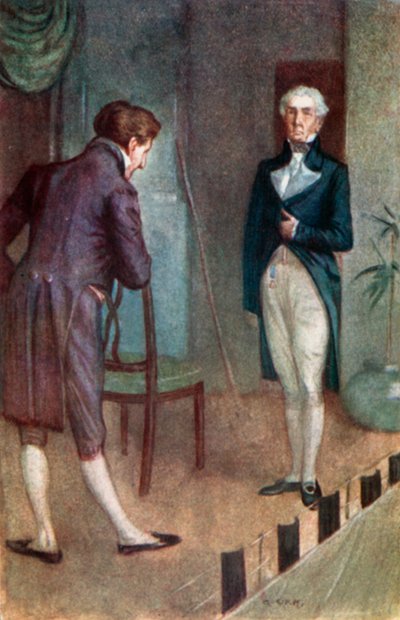 Illustration for Northanger Abbey by Arthur Wallis Mills