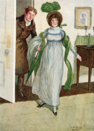 Illustration for Pride and Prejudice by Arthur Wallis Mills