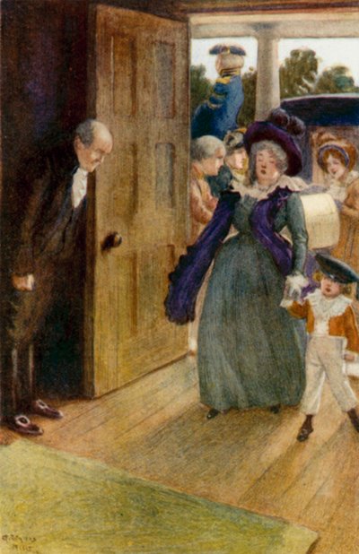 Illustration for Pride and Prejudice by Arthur Wallis Mills