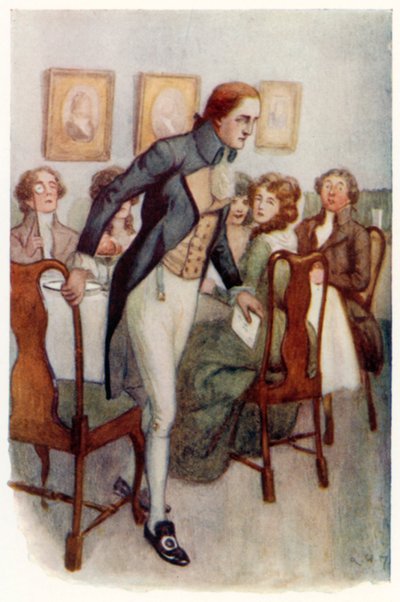 Illustration for Pride and Prejudice by Arthur Wallis Mills