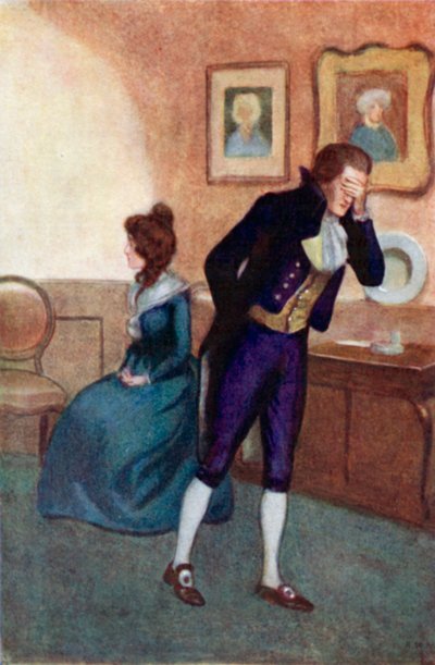Illustration for Sense and Sensibility by Jane Austen by Arthur Wallis Mills