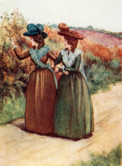 Illustration for Sense and Sensibility by Jane Austen by Arthur Wallis Mills