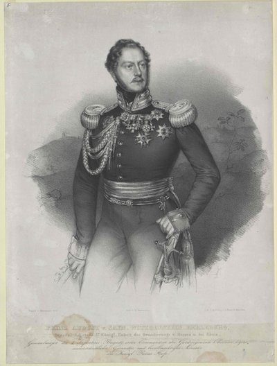 August Prince Sayn-Wittgenstein-Berleburg by Artist Unknown