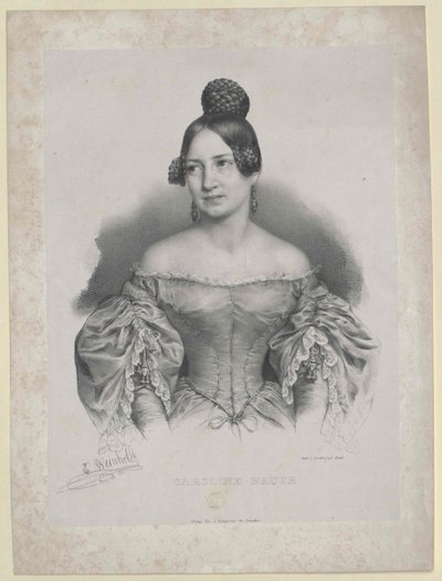 Caroline Bauer by Artist Unknown