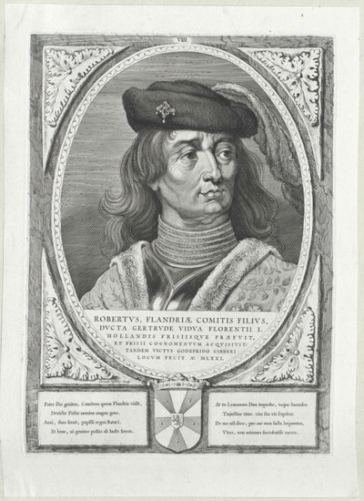 Count of Flanders Robert I the Frisian by Artist Unknown