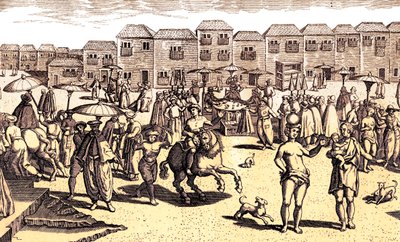 Goan Market Scene, from 