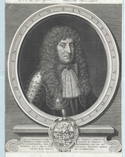 Hezekiah, Count of Hohenlohe-Waldenburg-Pfedelbach by Artist Unknown