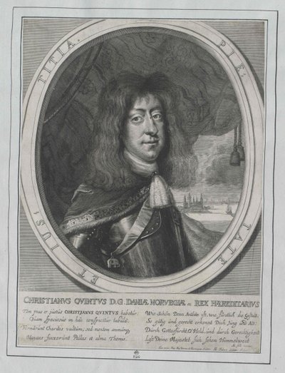 King Christian V of Denmark by Artist Unknown