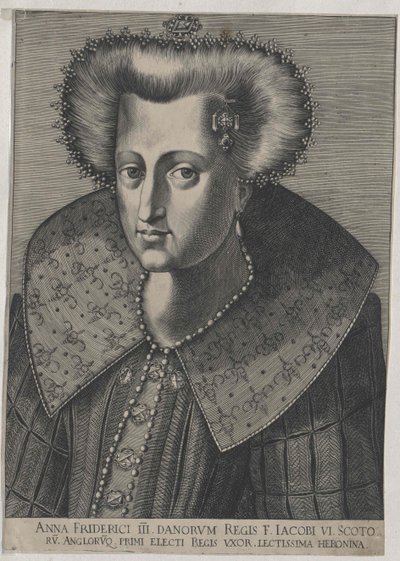 Princess Anna of Denmark by Artist Unknown