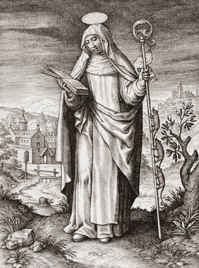 St. Gertrude of Nivelles by Artist Unknown