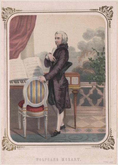 Wolfgang Amadeus Mozart by Artist Unknown