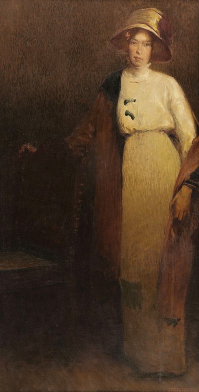 Portrait of Silvia Meyer by Artur Timoteo da Costa