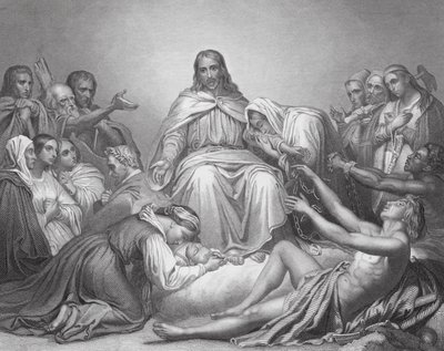 Christ the Comforter, Luke, Ch IV, vs 16, 21 by Ary (after) Scheffer