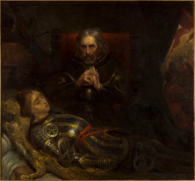 Eberhard, Count of Württemberg, Mourning the Death of His Son, Called the Weeper by Ary Scheffer