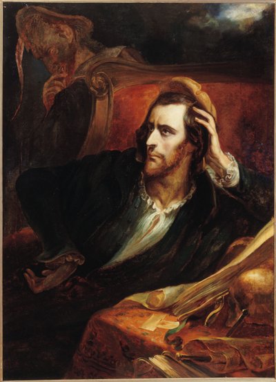 Faust in His Study by Ary Scheffer