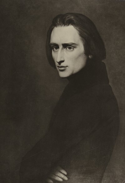 Franz Liszt, Hungarian composer by Ary Scheffer