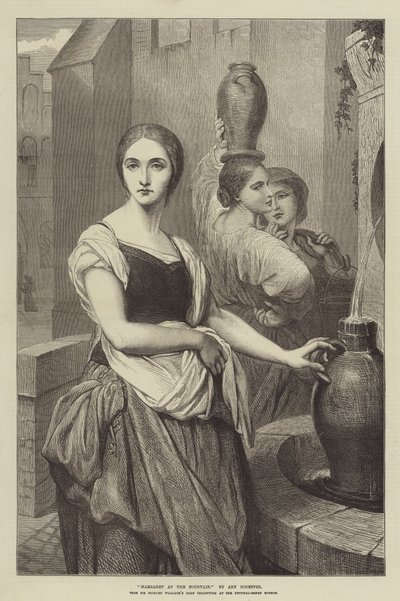 Margaret at the Fountain by Ary Scheffer