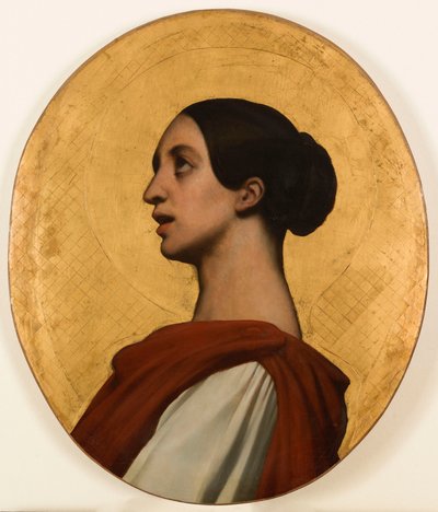 Portrait of Pauline Viardot as Saint Cecilia by Ary Scheffer