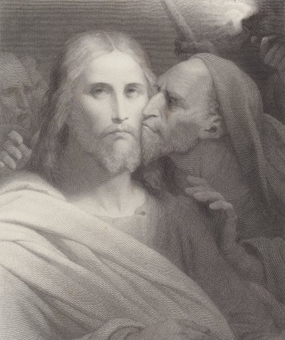 The kiss of Judas by Ary Scheffer