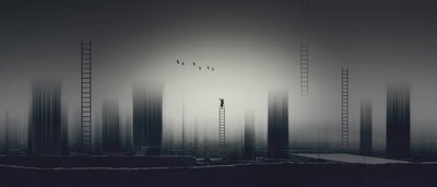Ladder Towards Hope by Asef Azimaie