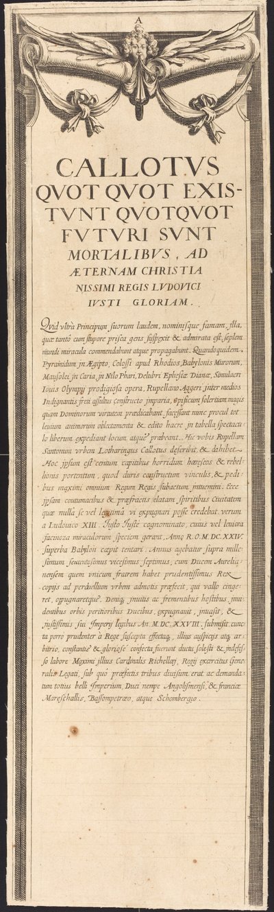 The Siege of La Rochelle (plate 8 of 16) by Assistant of Jacques Callot