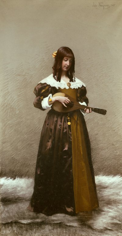 Self-portrait by Asta Nørregaard