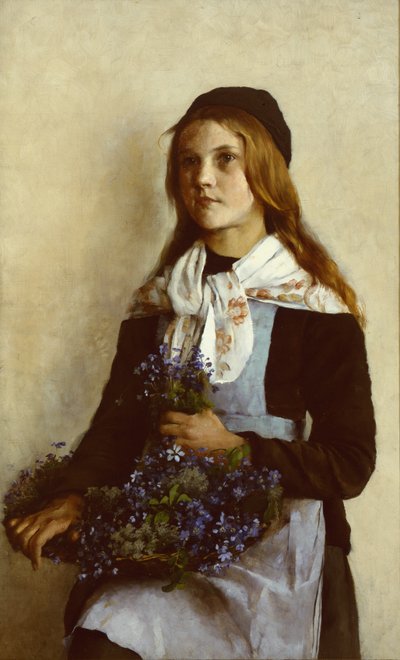The Blue Anemone Girl by Asta Nørregaard