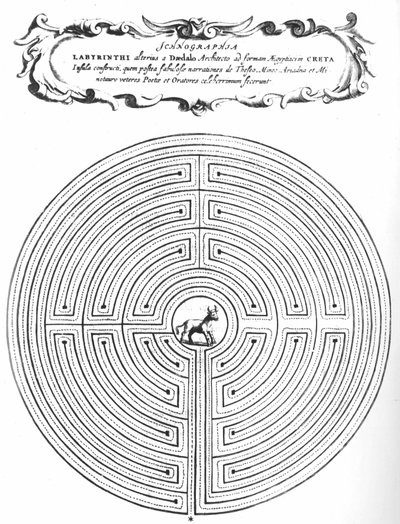 Labyrinth of Dedalus to Enclose the Minotaur - in 