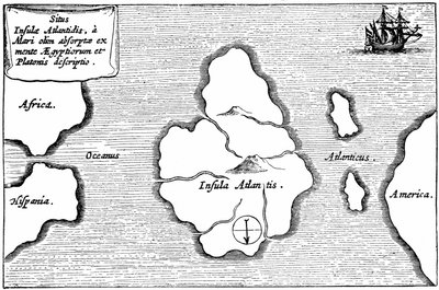 Map of Atlantis, from 
