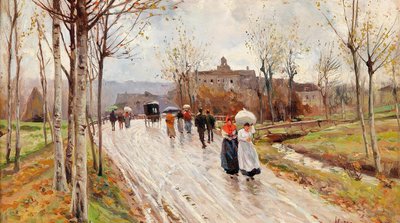 Way Home by Attilio Pratella