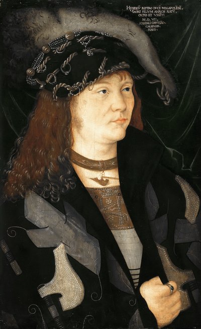 Portrait of Henri V. of Mecklenburg by attributed to Jacopo de