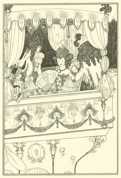 The Barge by Aubrey (after) Beardsley