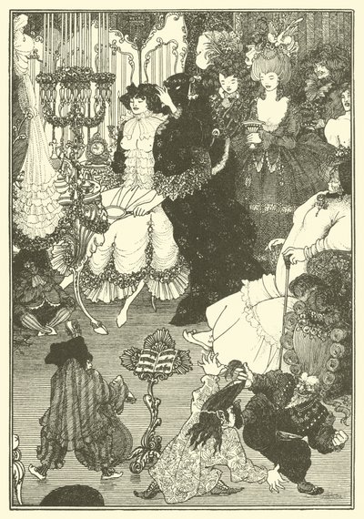 The Toilet of Helen by Aubrey (after) Beardsley