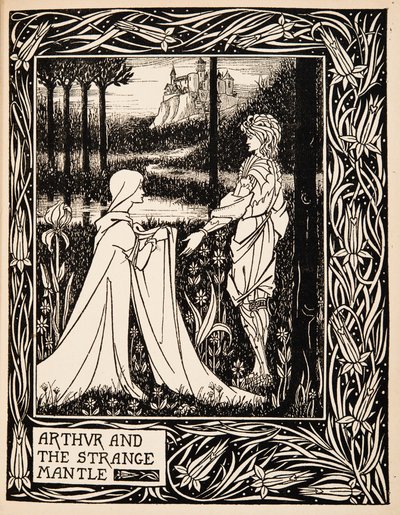 Arthur and the Strange Mantle by Aubrey Beardsley