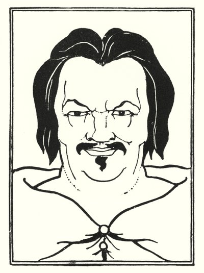 Cover design, side by Aubrey Beardsley