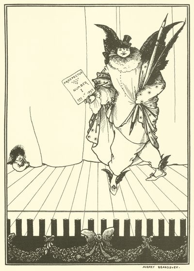 Design for the Prospectus of The Savoy by Aubrey Beardsley